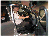 Steve sits comfortably in the CityRover