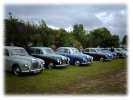 Vintage vehicles were also on display